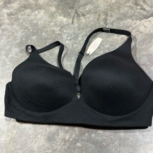 Victoria’s Secret lightly lines no underwire bra.